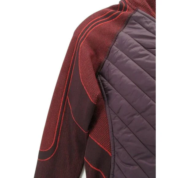 Sweaty Betty Jacket Medium PrimaLoft Quilted Seamless Running Hoodie - Picture 10 of 12